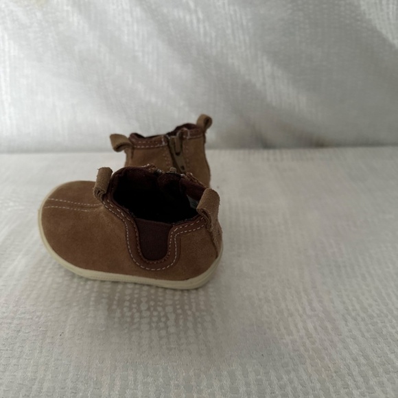 Stride Rite boys brown little Tabor boot, size 1 month - Picture 3 of 7